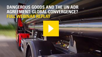 Dangerous goods and the UN ADR agreement - Global convergence - Full webinar replay