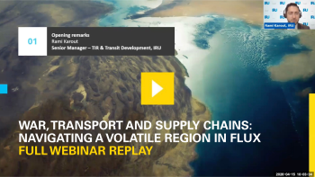 War, transport and supply chains Navigating a volatile region in flux