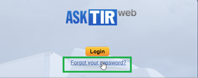 ASKTIRweb Login Screen